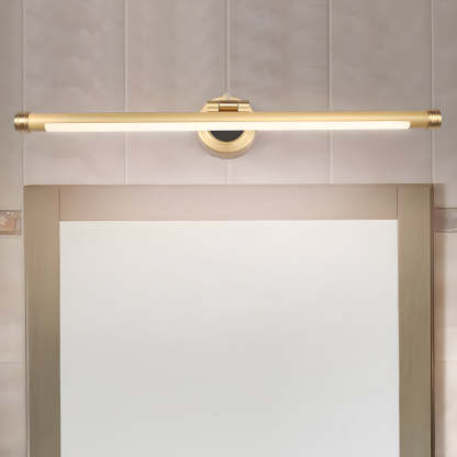 Elegant Linear Gold/Black LED Vanity Light for Bathroom - Vintage Style-Lighom