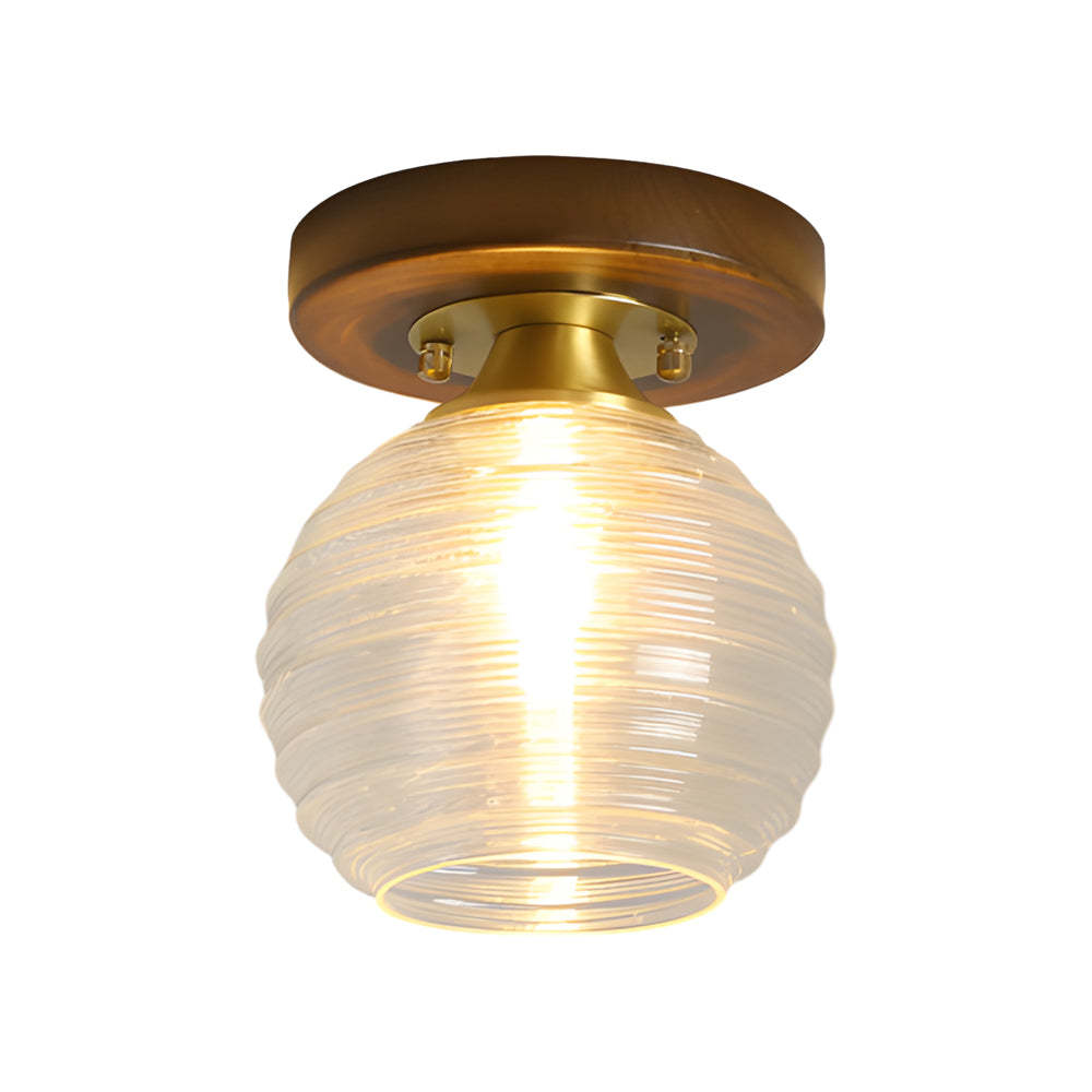 Square Iron Frame American Country Ceiling Light - 01B