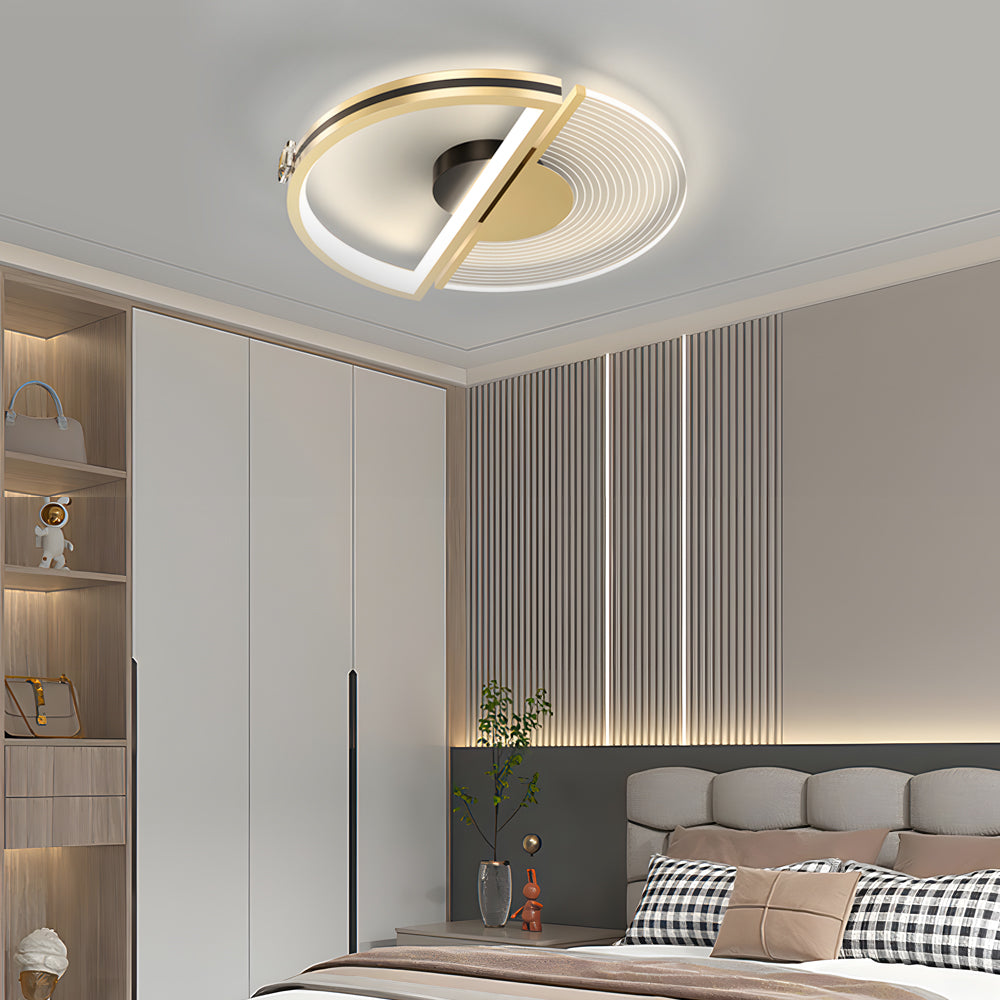 Round LED Modern Ceiling Light Fixture