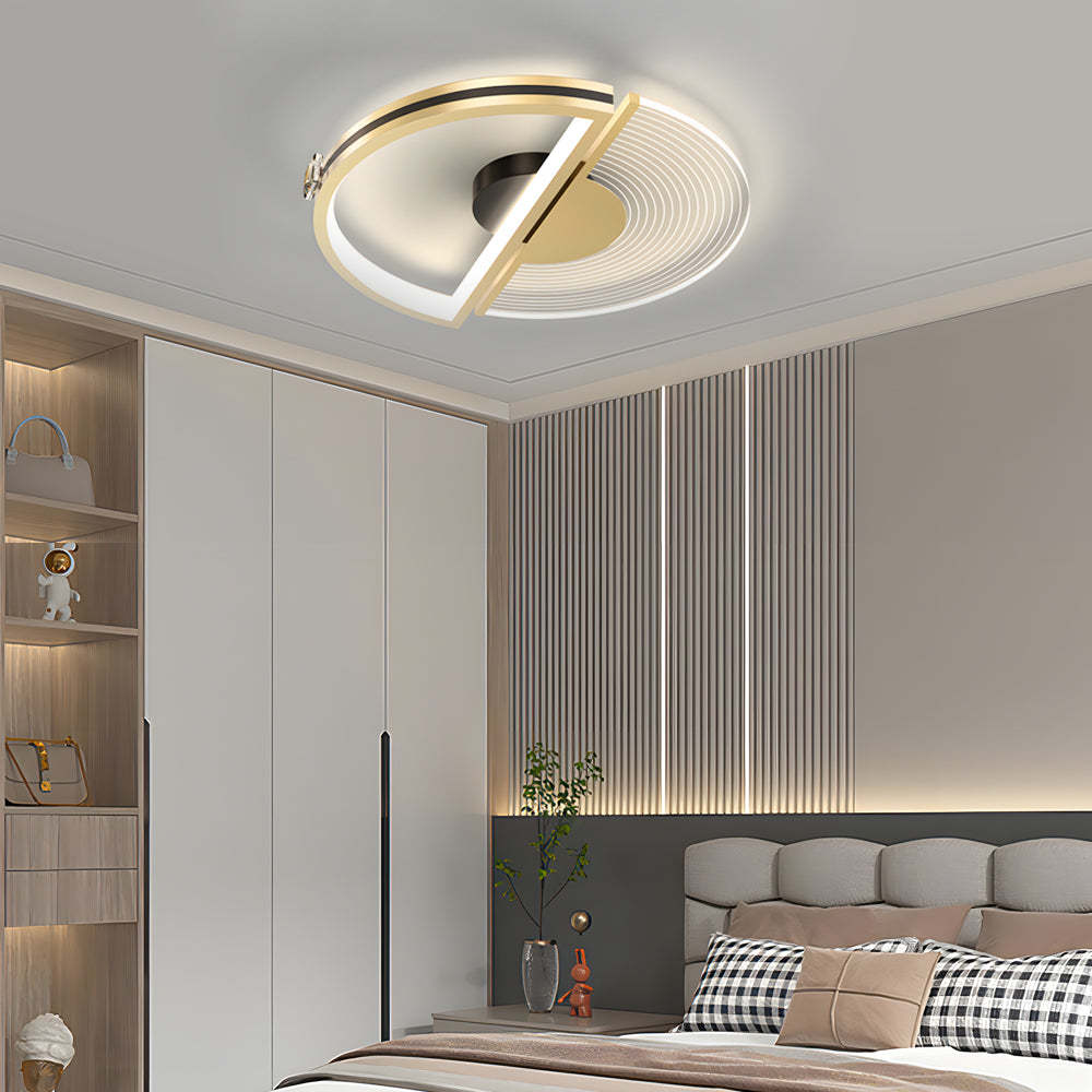 Round LED Modern Ceiling Light Fixture