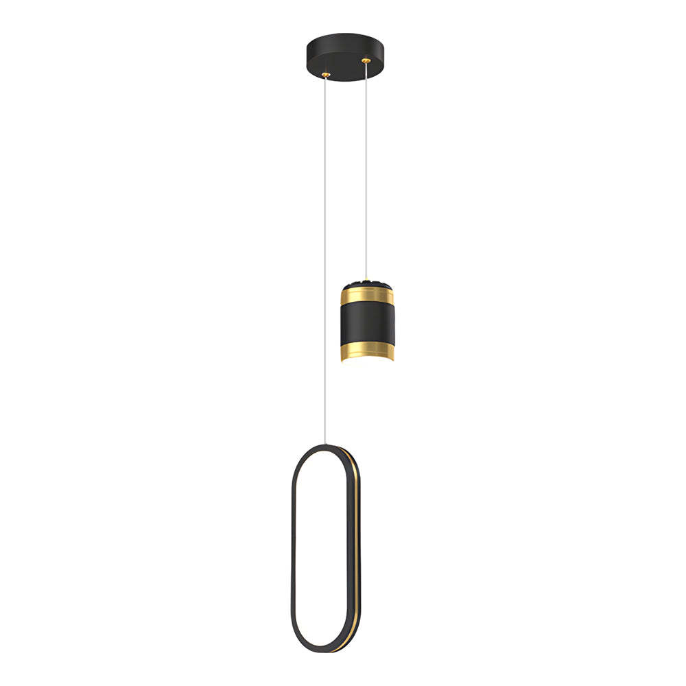 Starry Projection Ring Dimmable Modern LED Pendant