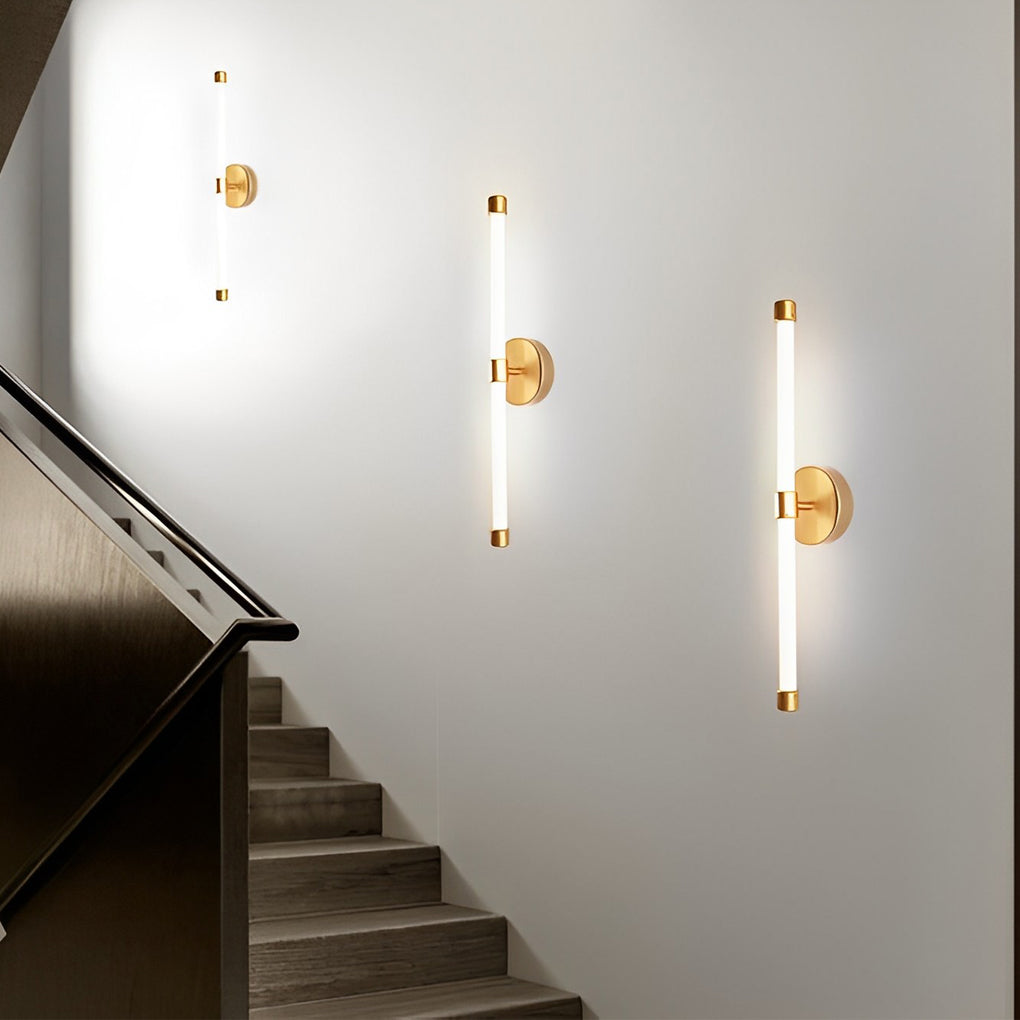 Minimalist Strip Three Step Dimming LED Modern Wall Sconce Lighting-Lighom
