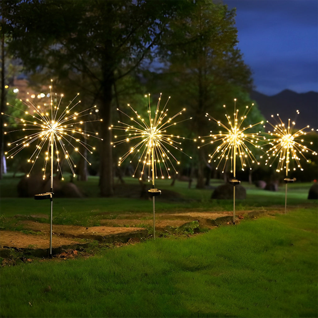 Stellar Burst 200-LED Solar Outdoor String Light