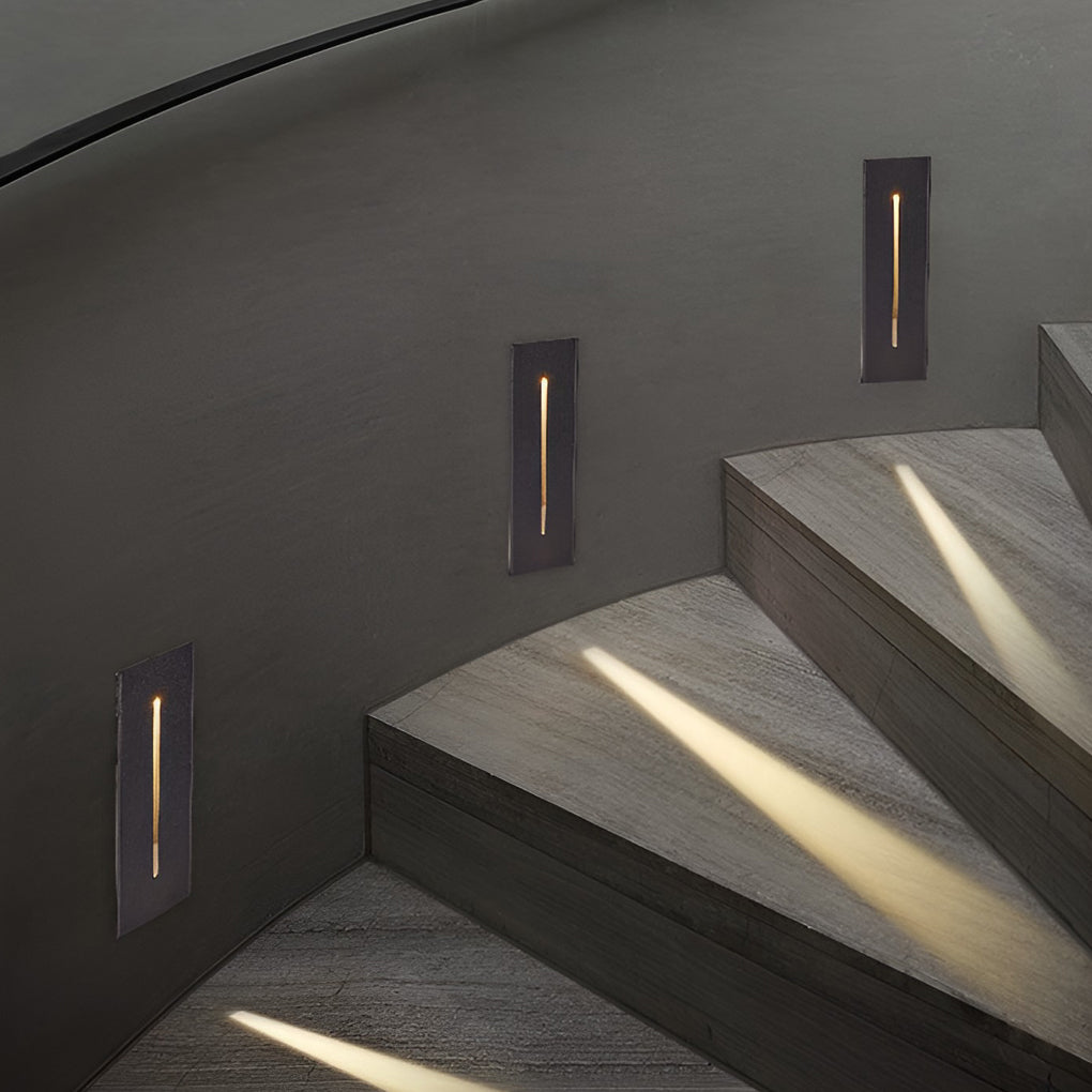 Industrial Rectangle 3W LED IP65 Waterproof Embedded Stair Wall Lights-Lighom