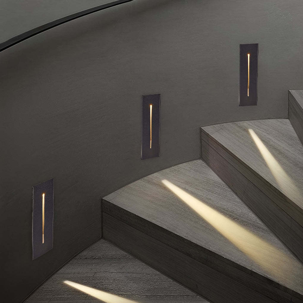 Industrial Rectangle 3W LED IP65 Waterproof Embedded Stair Wall Lights-Lighom