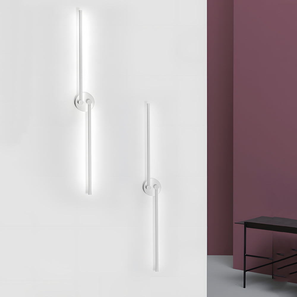 1 PC Black Modern Rotatable Linear LED Wall Light Sconces-Lighom