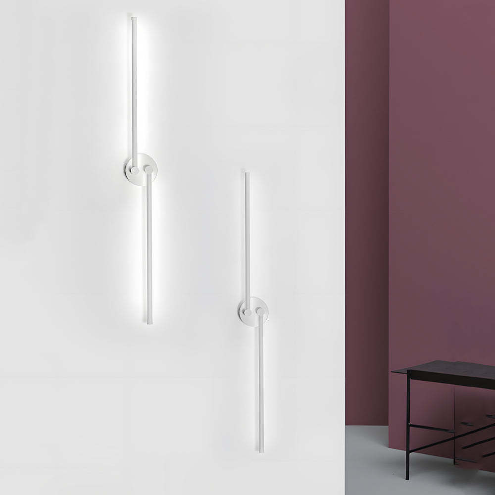 1 PC Black Modern Rotatable Linear LED Wall Light Sconces-Lighom