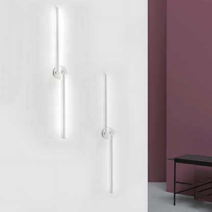 1 PC Black Modern Rotatable Linear LED Wall Light Sconces-Lighom