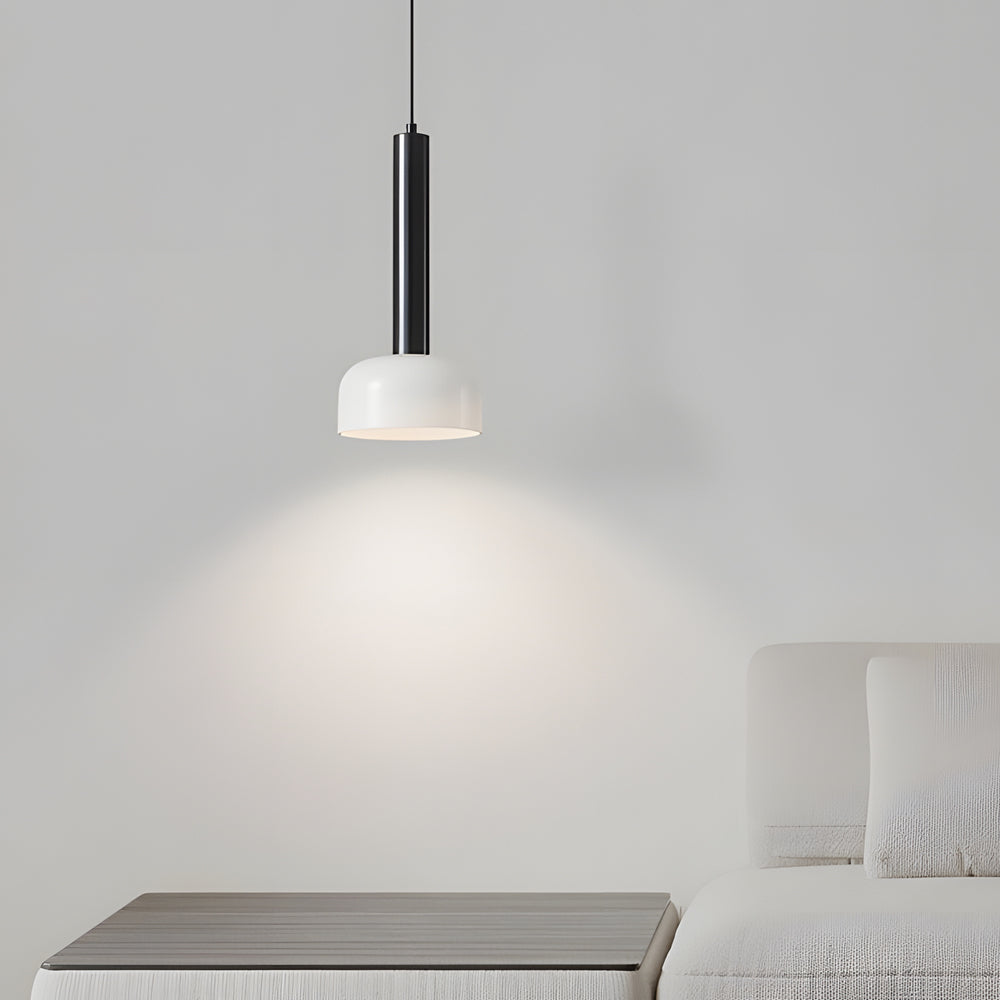 Lighom tube bowl glass copper metal pendant lighting for hallway
