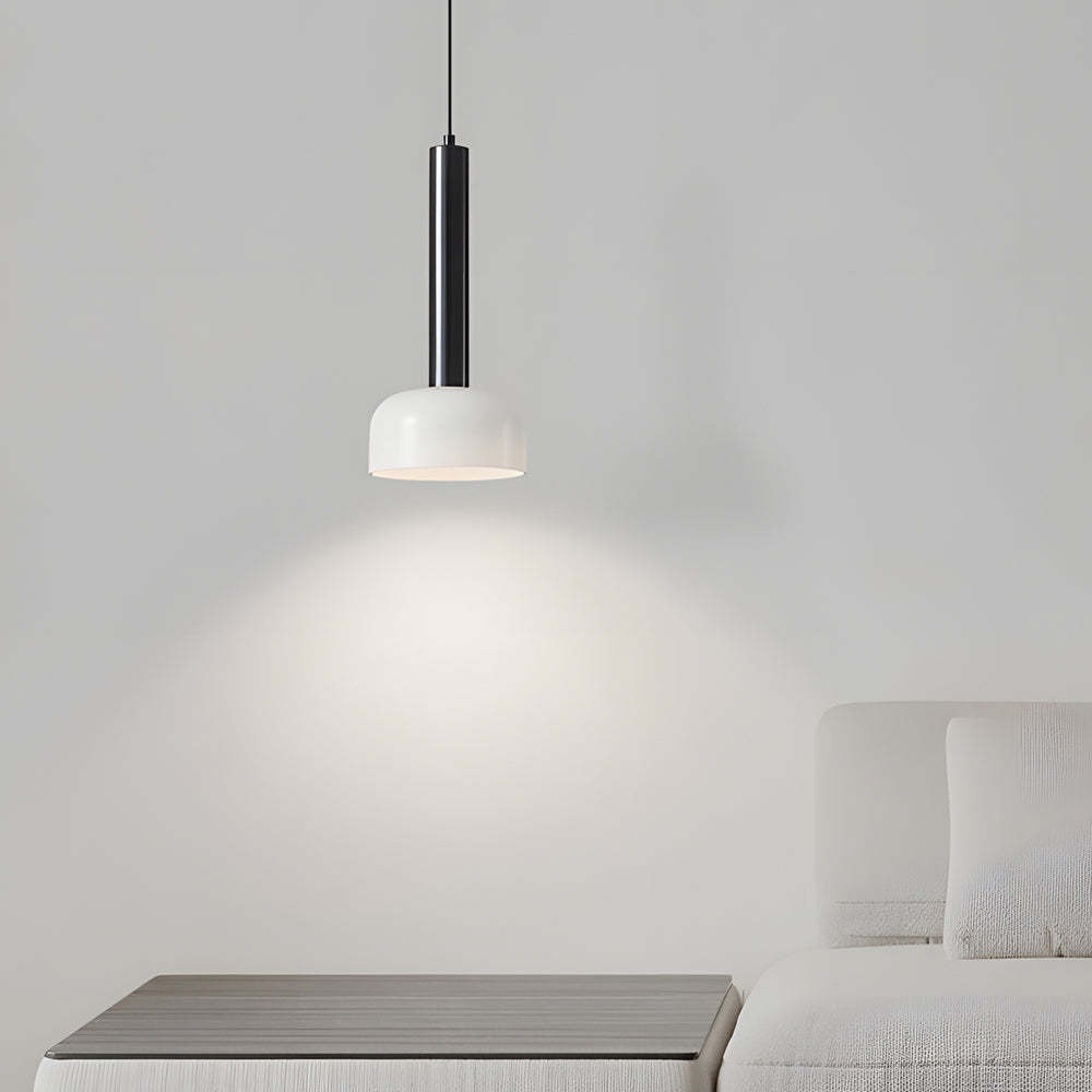 Lighom tube bowl glass copper metal pendant lighting for hallway