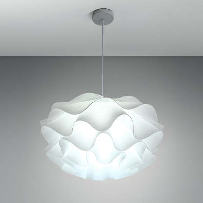 Flower-Shaped 3-Step Dimming LED White Nordic Pendant