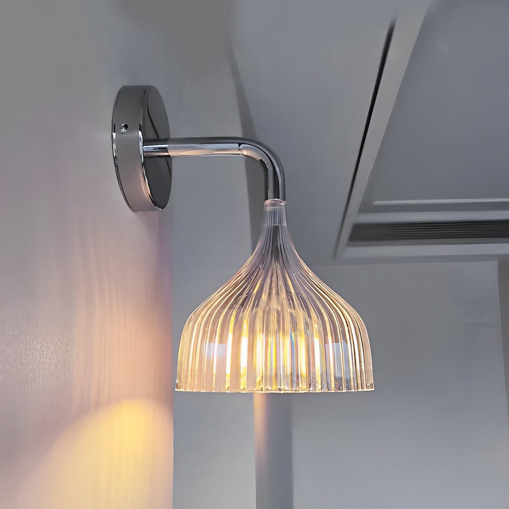 Pleated Shade Iron Modern Decorative Wall Sconce