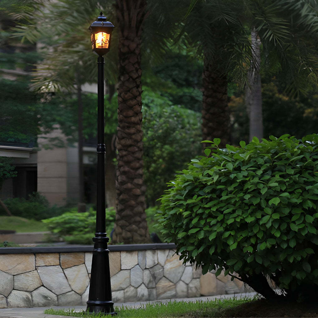 Retro Minimalist LED Waterproof European Style Garden Lamp Post Lights-Lighom