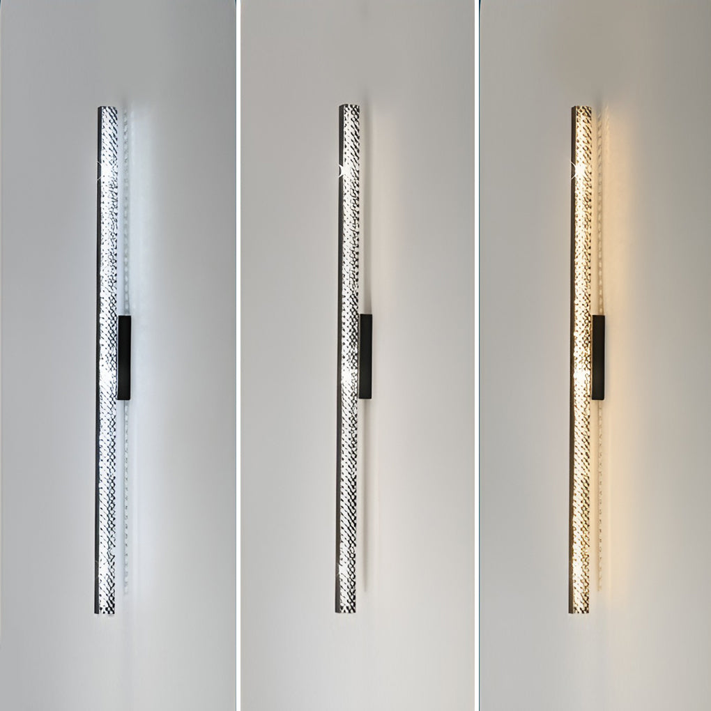 41-Inch Long Linear Acrylic Brilliant Sword LED Wall Sconce-Lighom