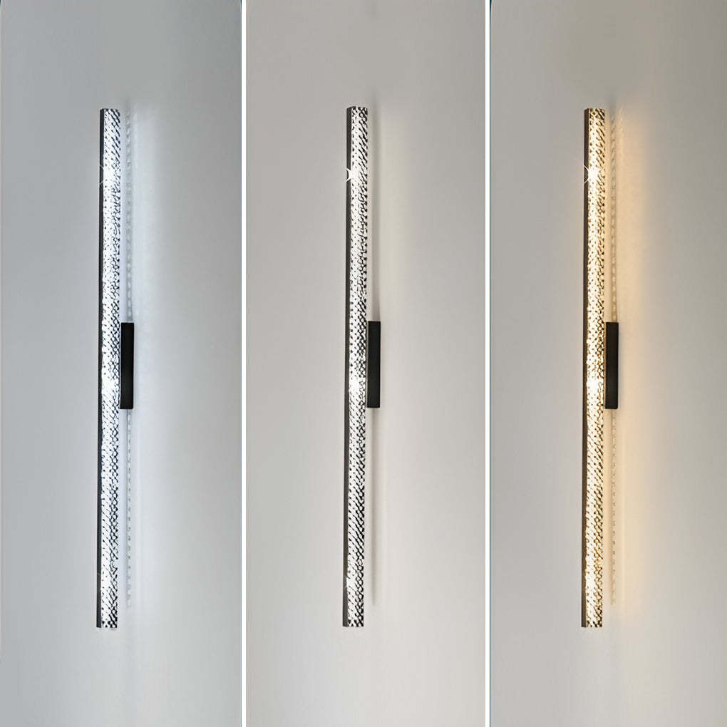 41-Inch Long Linear Acrylic Brilliant Sword LED Wall Sconce-Lighom