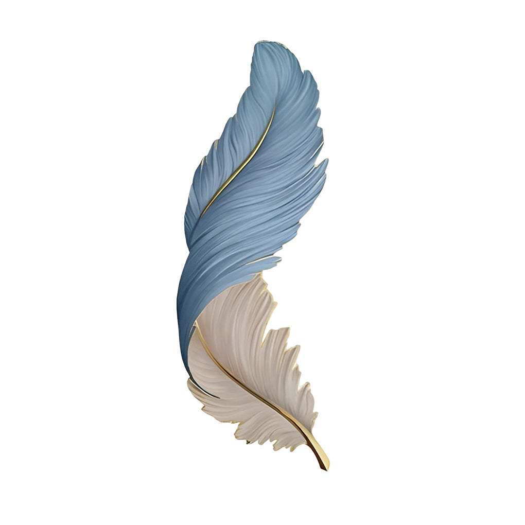 Luxury Creative Feathers USB DC5V Remote Control LED Modern Wall Lights-Lighom