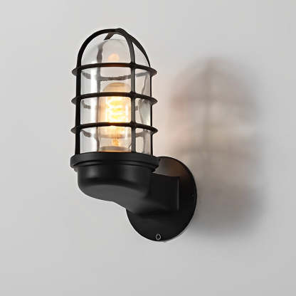 Retro Cage Shape LED 4w Waterproof American-style Outdoor Wall Lamp-Lighom