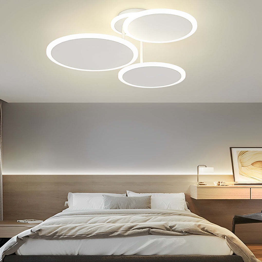 Dimming Matte White Nordic Ceiling Light