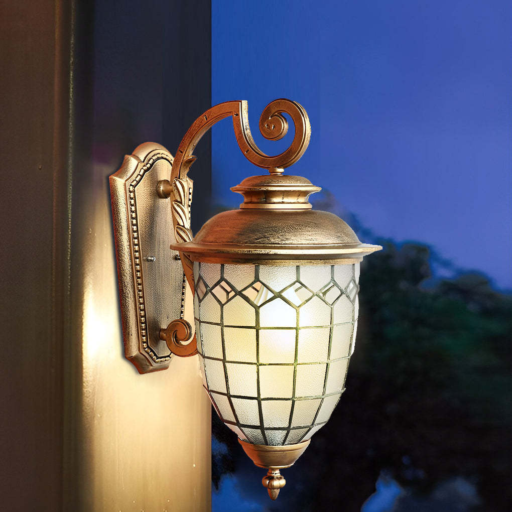 Waterproof Minimalist Elegant Vintage European Style Outdoor Wall Lights-Lighom