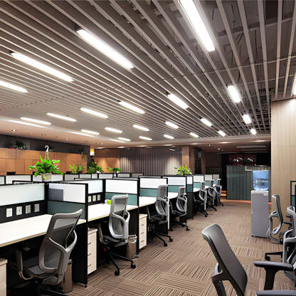 47" Tri-Proof IP65 White Vapor-Tight Ceiling