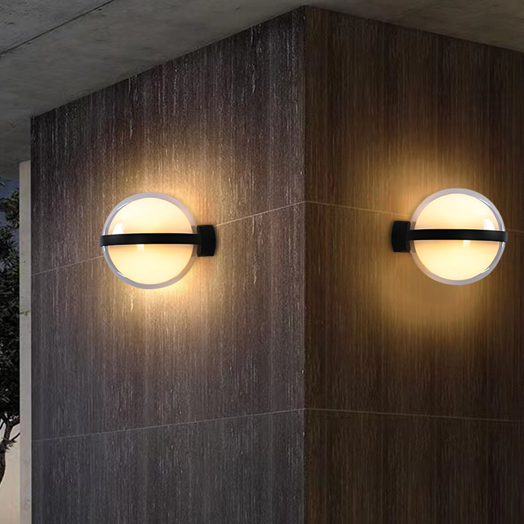Creative Round Up and Down Light LED Waterproof Outdoor Wall Lamp-Lighom