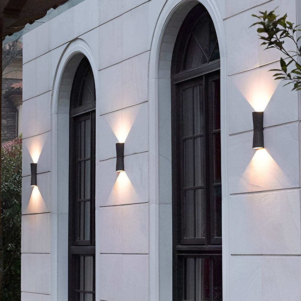 Waterproof LED Up and Down Lights Modern Wall Lamp Wall Washer Light-Lighom