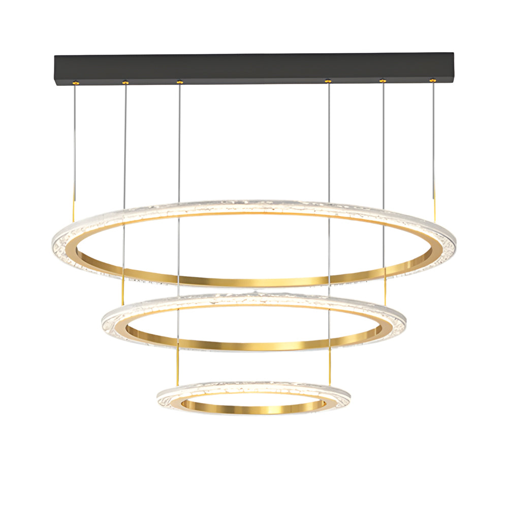 Circle Ring Modern Chandelier Hanging Light