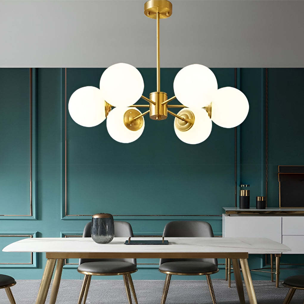 6-Light 3-Step Dimming LED Nordic Kitchen Island Pendant