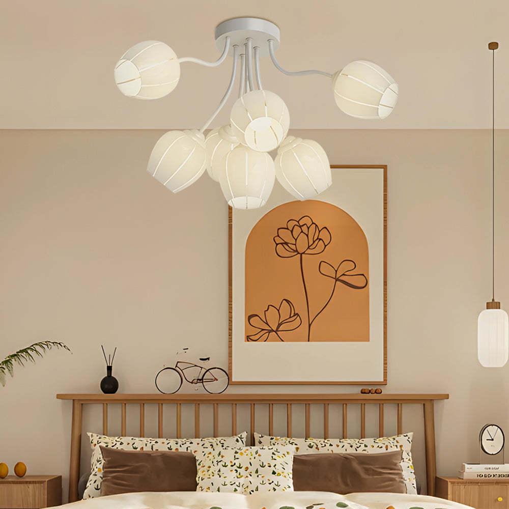Flower Dimmable French Style Chandelier
