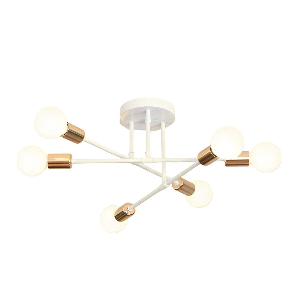 Elegant 6-Light Flush Mount Light