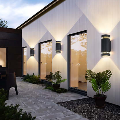 Waterproof LED Up and Down Lights Wall Lamp Outdoor Wall Lights Wall Sconce Lighting-Lighom