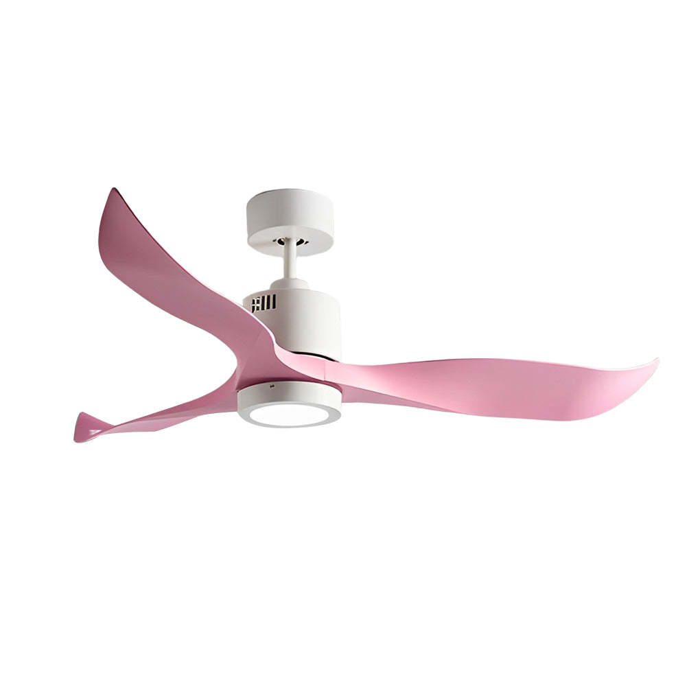 3-Blade Mute Intelligent Remote LED Nordic Fan