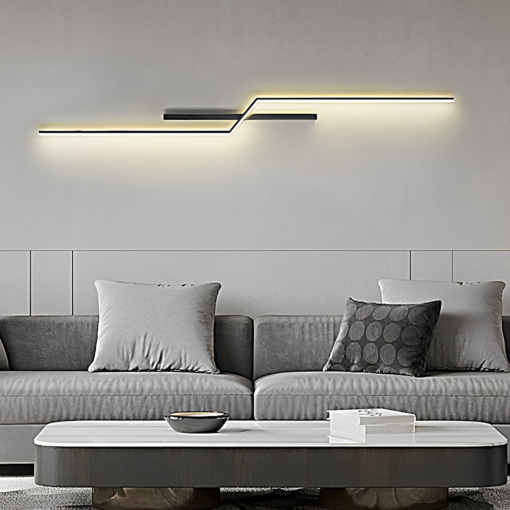Lines Creative LED Modern Minimalist Wall Lamp Decorative Wall Sconces Lighting-Lighom