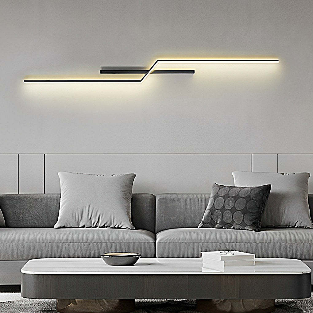 Lines Creative LED Modern Minimalist Wall Lamp Decorative Wall Sconces Lighting-Lighom