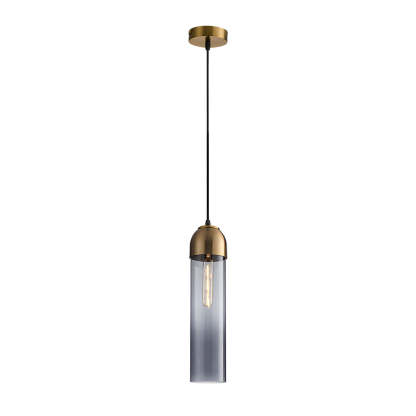 Long Tube Glass Bottle Nordic Small Chandelier