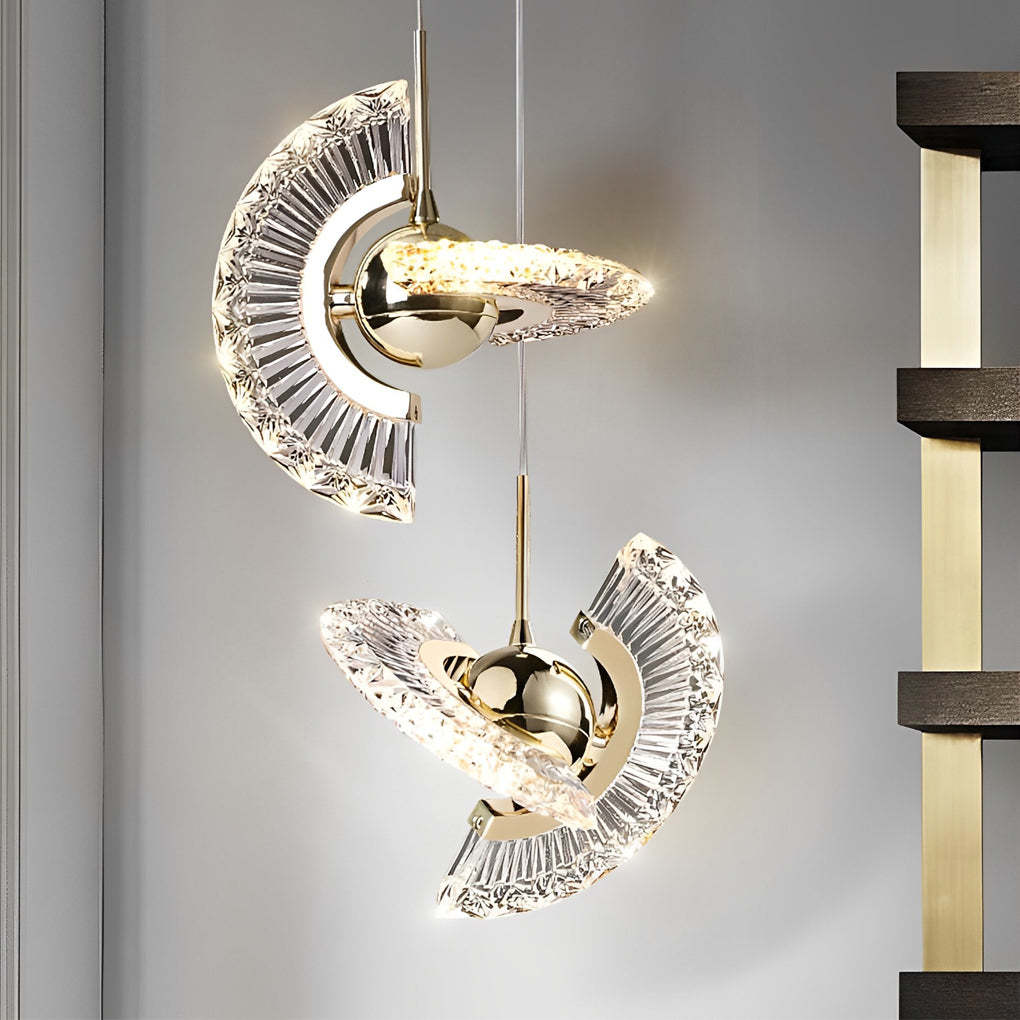 Adjustable Circle LED Nordic Pendant Lighting Hanging Lamp Island Lights-Lighom