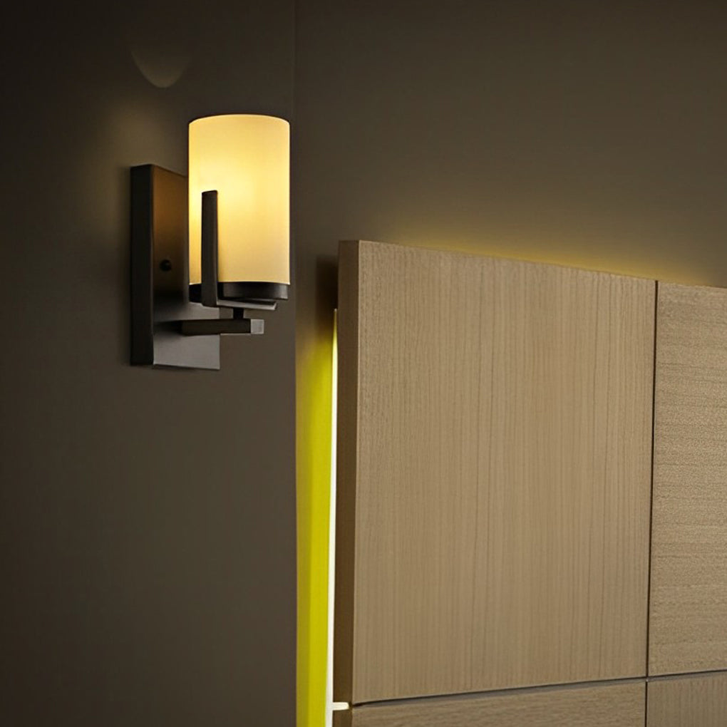 Glass Candlestick 5W Retro Industrial Wall Lamp