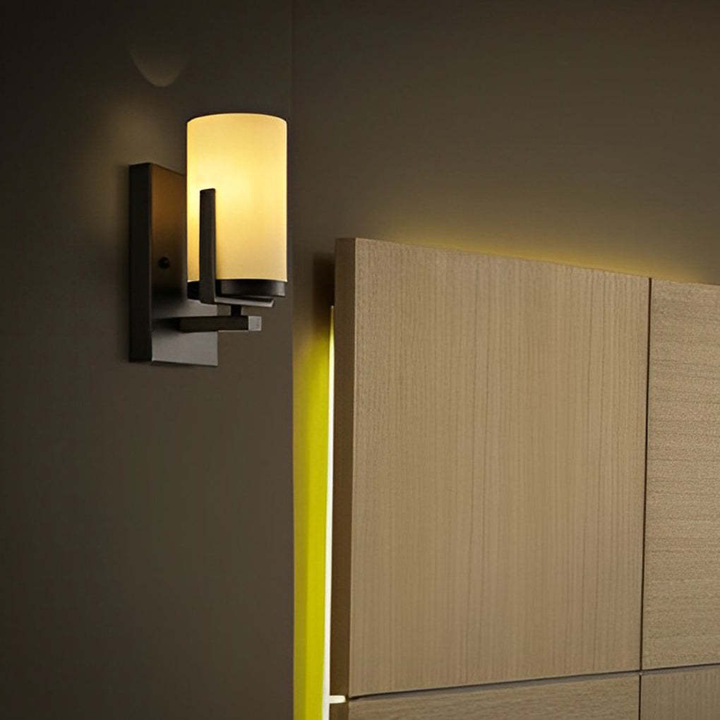 Glass Candlestick 5W Retro Industrial Wall Lamp