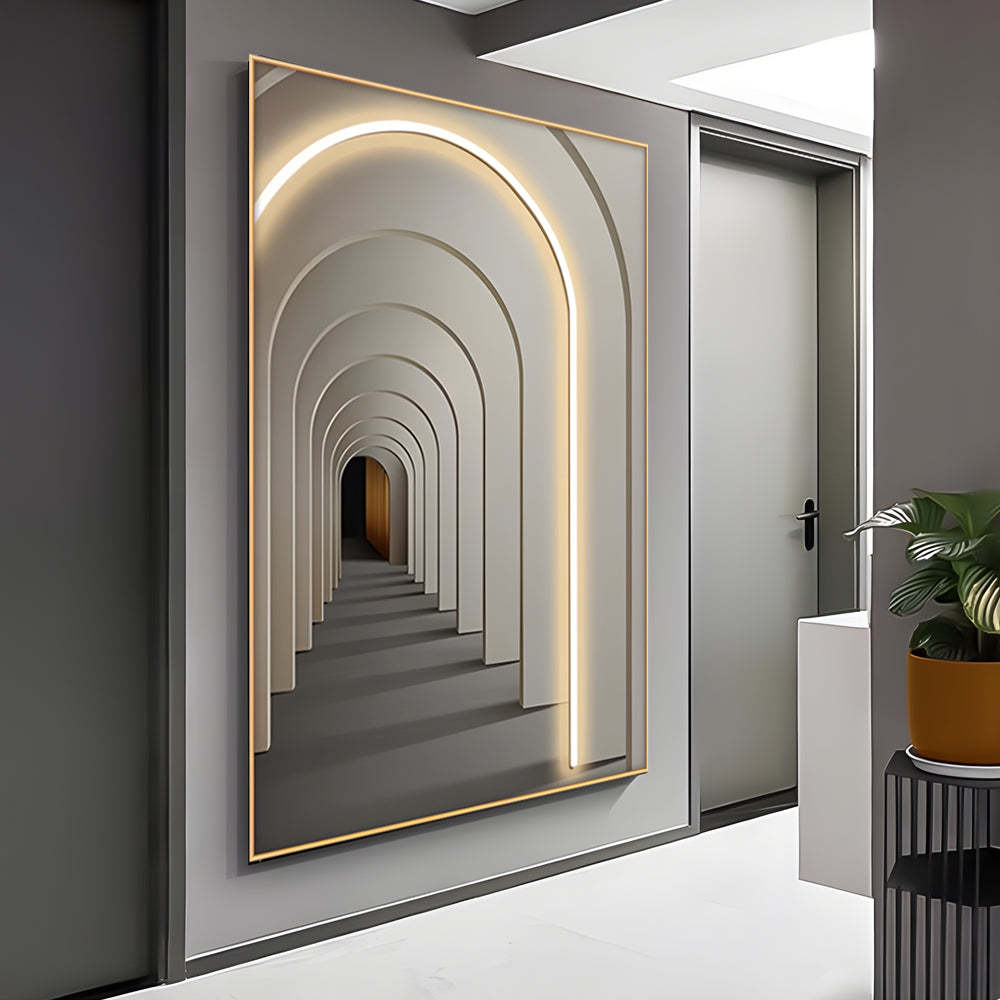 Decorative LED Light Canvas Hanging Painting with Remote-Lighom