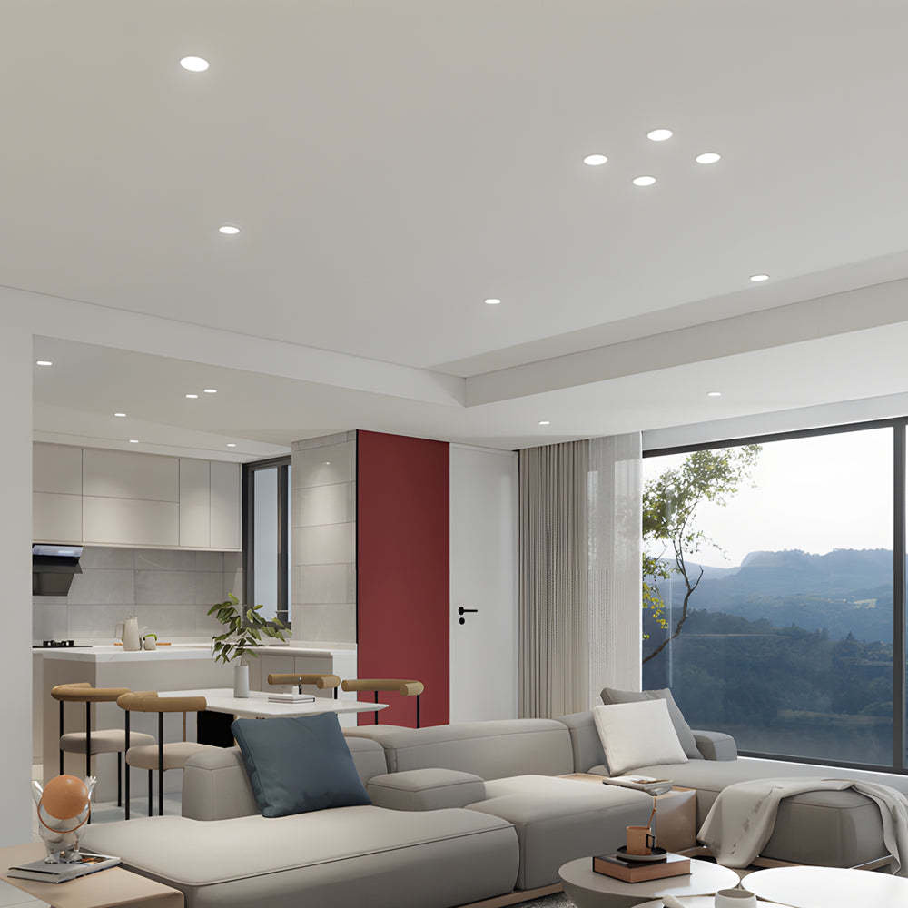 Round Adjustable Recessed LED Ceiling Downlight