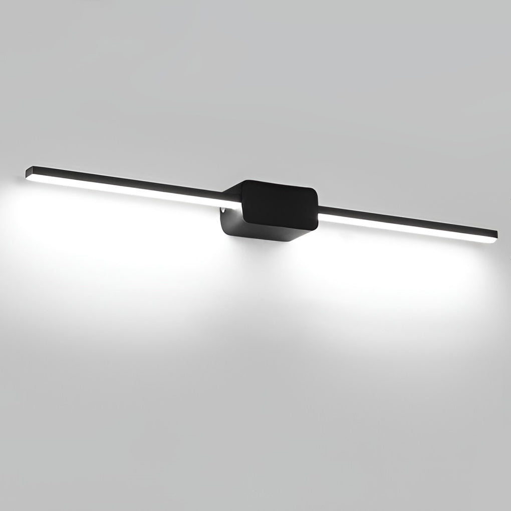 16''/24''/31'' Modern LED Linear Bathroom Vanity Light with Central Box Frame-Lighom