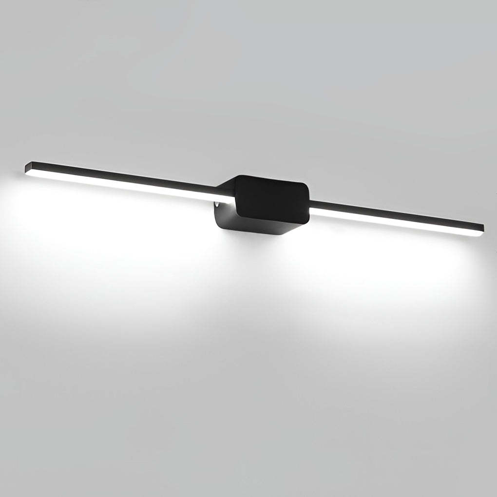 16''/24''/31'' Modern LED Linear Bathroom Vanity Light with Central Box Frame-Lighom