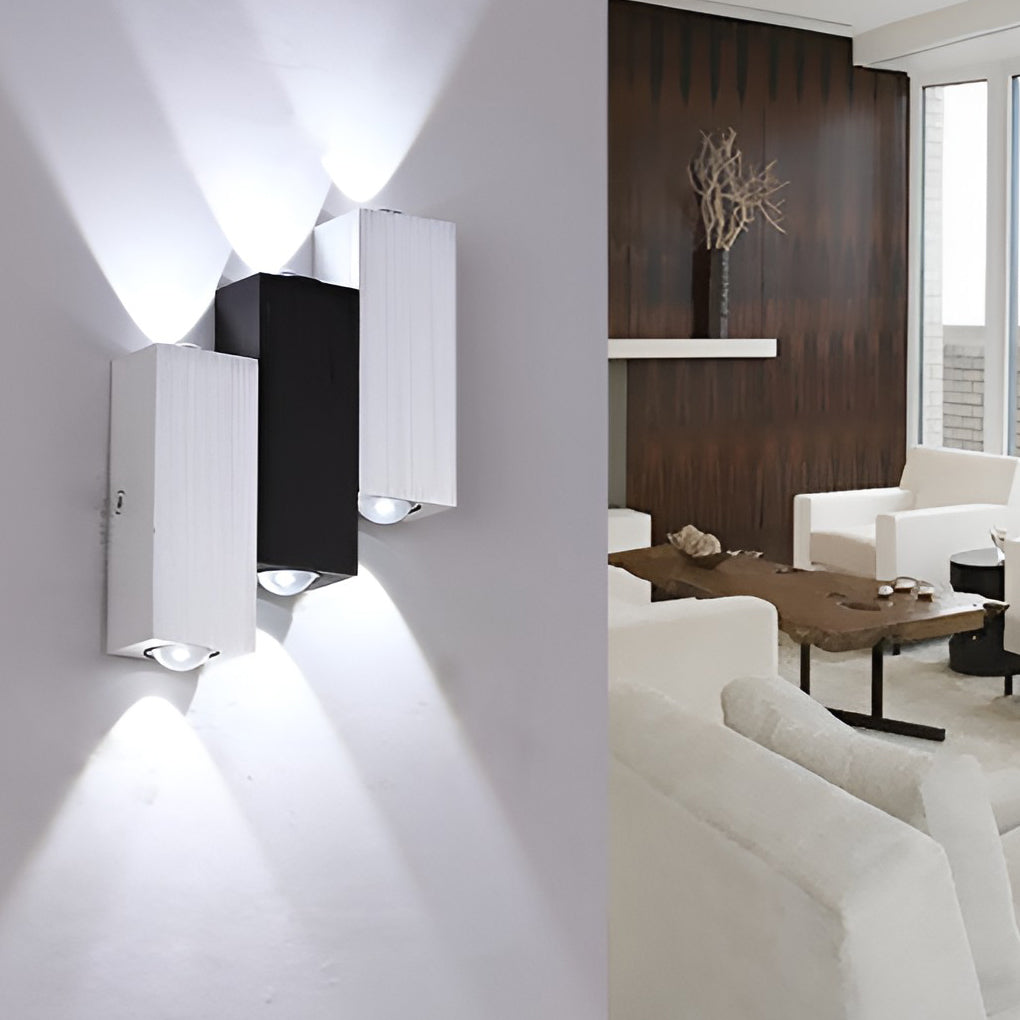 Rectangular LED Up and Down Lights Modern Wall Washer Light Wall Lamp-Lighom