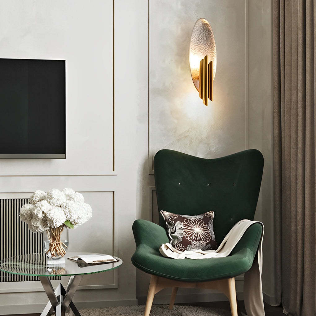 Oval Iron Electroplating Minimalist Creative Postmodern Wall Lights Indoor-Lighom