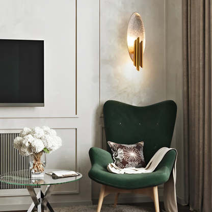 Oval Iron Electroplating Minimalist Creative Postmodern Wall Lights Indoor-Lighom