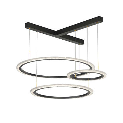 Ring Dimmable Modern Ceiling Chandelier