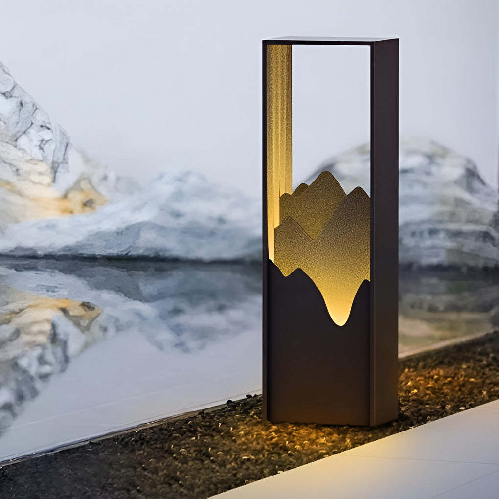 LED Mountain Scenery Path Lights Waterproof Landscape Lighting for Outdoor Elegance-Lighom