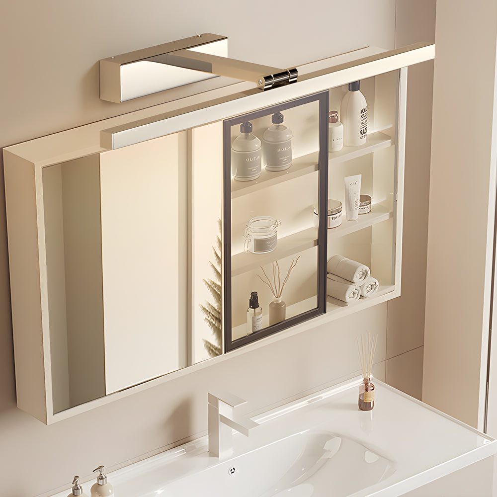 31" 180 Adjustable Stainless Steel LED Strip Vanity Light