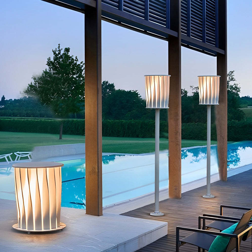 Ip65 Stainless Steel Floor Lamp with LED Outdoor Waterproof Landscape Lamp-Lighom