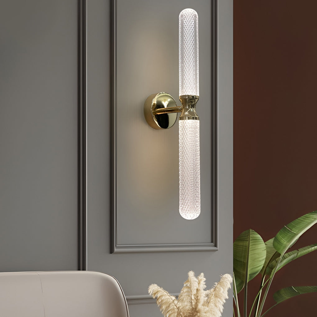 Minimalist Strip Three Step Dimming Light LED Modern Wall Sconces Lighting-Lighom